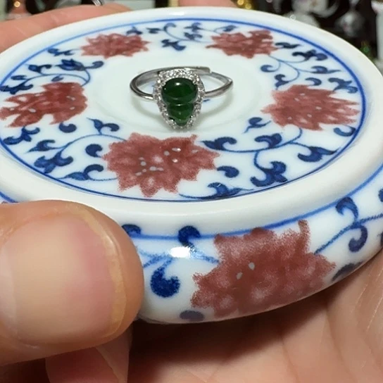 琉璃手工艺品隅器物之美五彩手绘