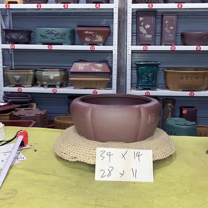 紫砂花盆宜兴紫砂厂