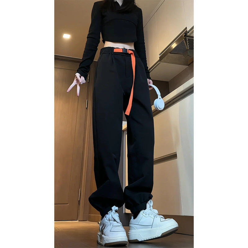 冬季新款美式加绒三防冲锋裤防水休闲裤运动百搭潮牌加厚男女裤子