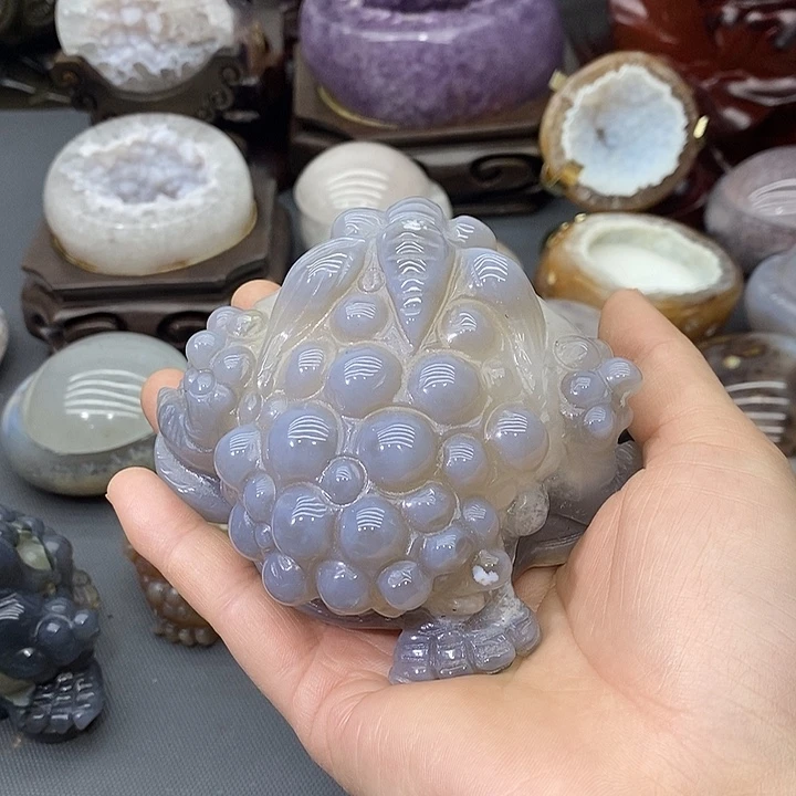 摆件未镶嵌紫晶金蟾