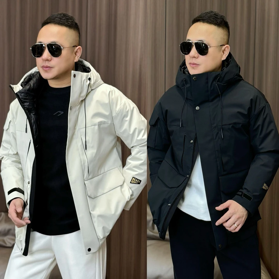 9831孙先生｜城市户外风羽绒服男款连帽羽绒服高品质鸭绒服