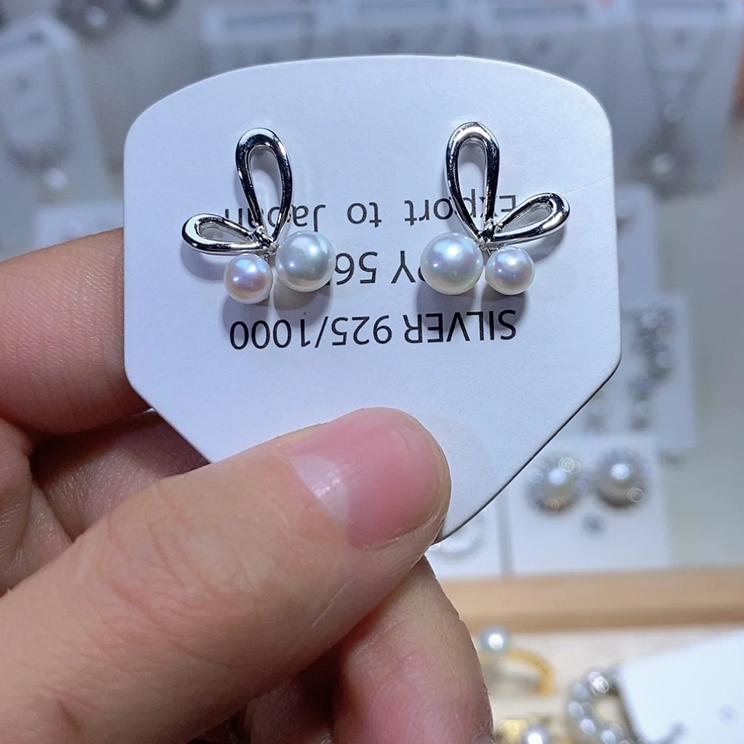 未镶嵌耳饰淡水珍珠