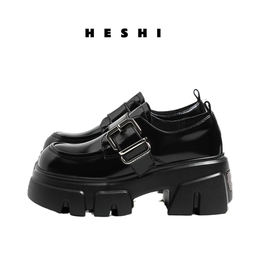 【嘎嘎】秋季厚底增高乐福鞋女鞋jk玛丽珍单鞋09130C