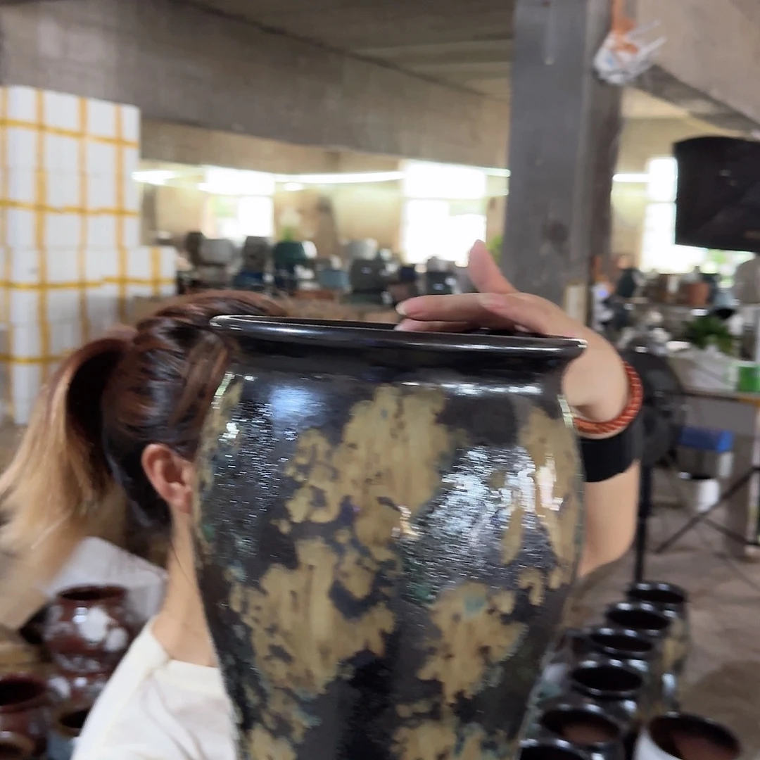 紫砂花盆王嫂花盆0916-186高30口20