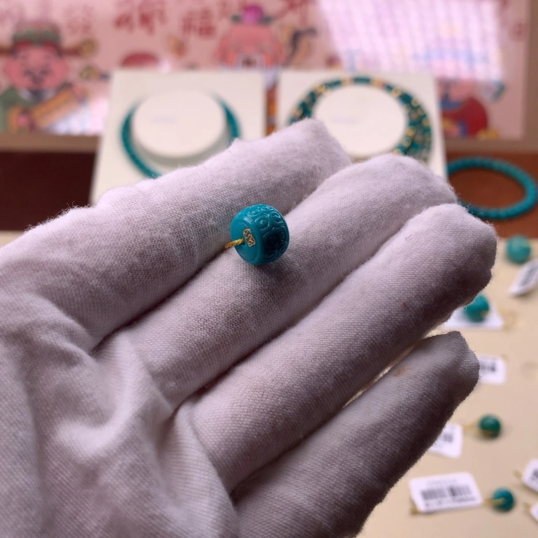 绿松石配饰A129未镶嵌痞