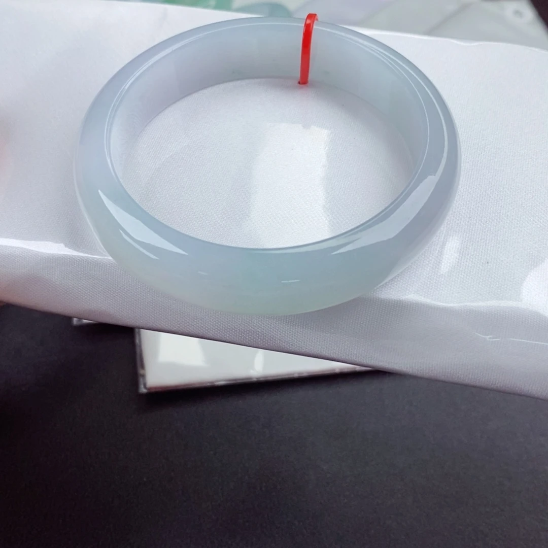 翡翠手镯未镶嵌正圈58主播推荐23895