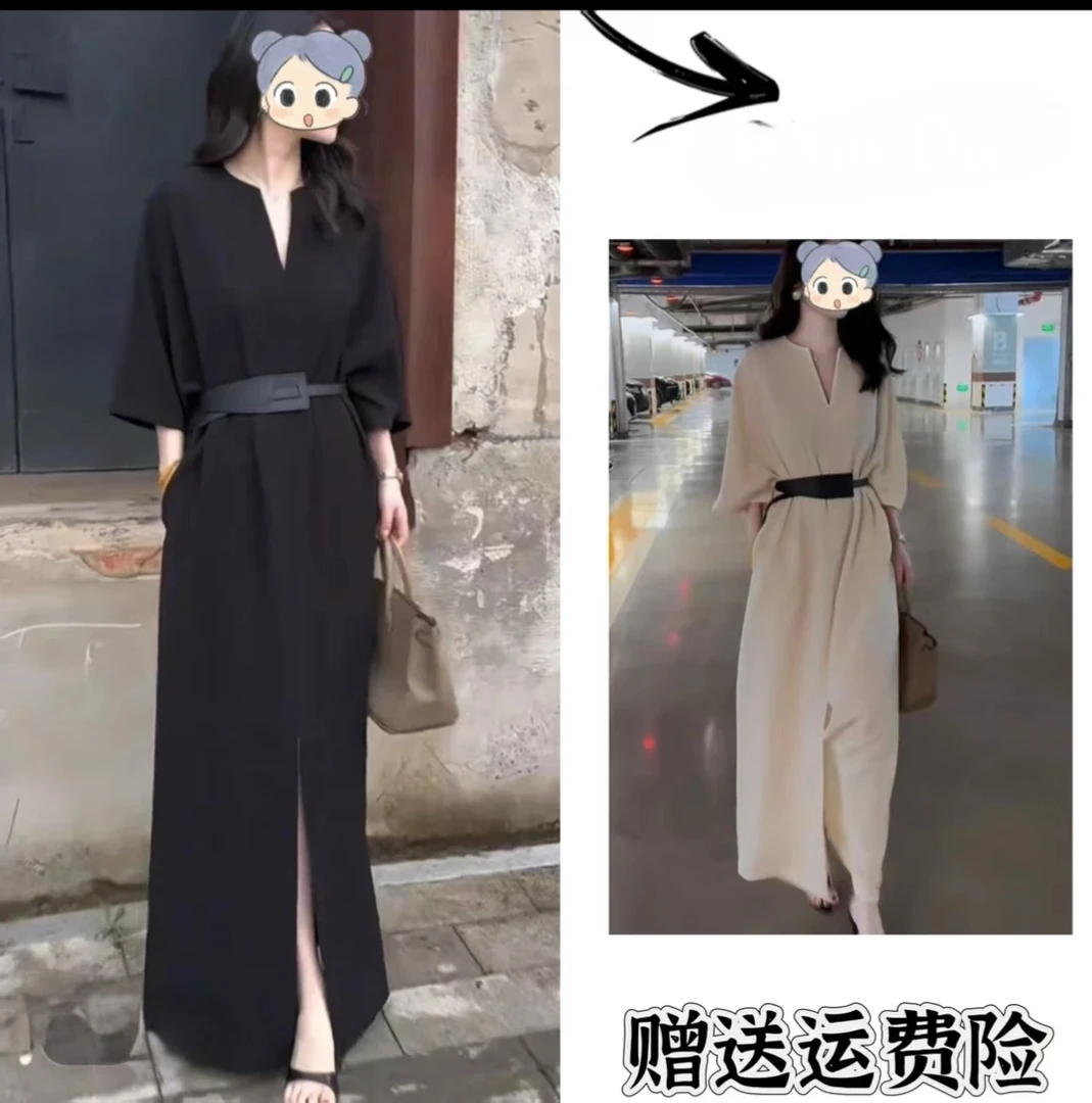 （在仓发货➕运费险）秋季新款时尚显瘦气质女士网红洋气连衣裙百搭