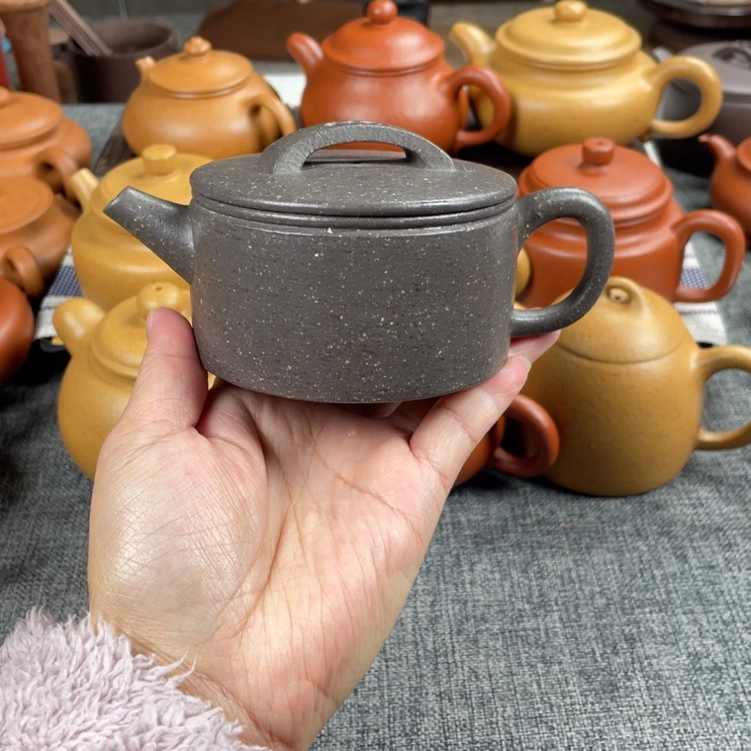 紫砂茶壶风*天青汉瓦全手微瑕20目190