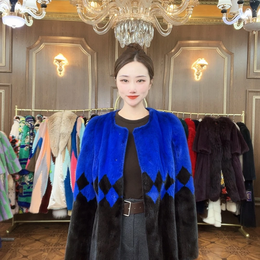 貂皮大衣时尚潮流