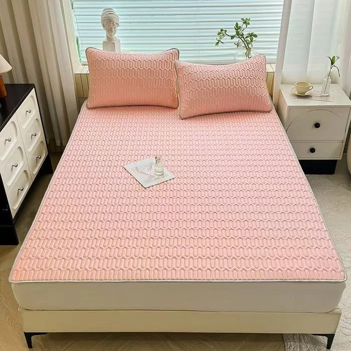 A类乳胶冰丝凉席三件套裸睡折叠软席可水洗