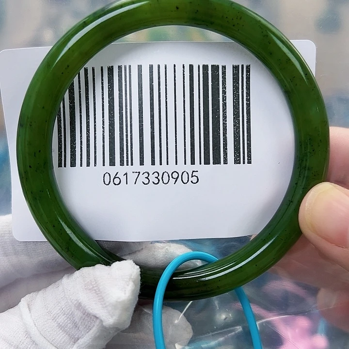 和田玉未镶嵌手镯包容5960