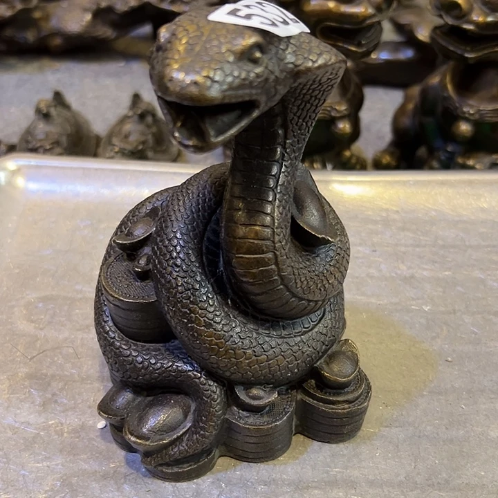 黄铜摆件，文房摆件