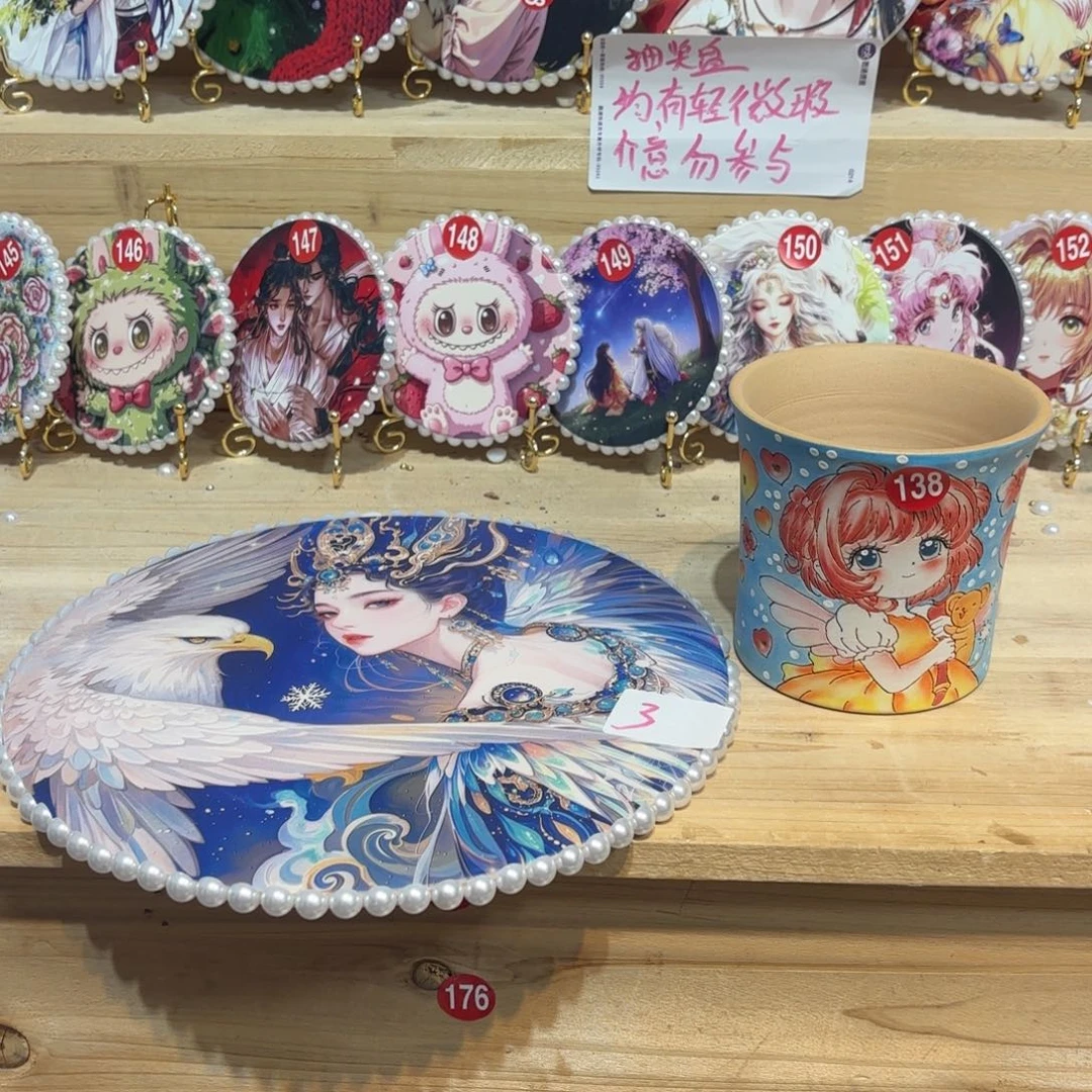 欣***景德镇手绘花盆陶瓷