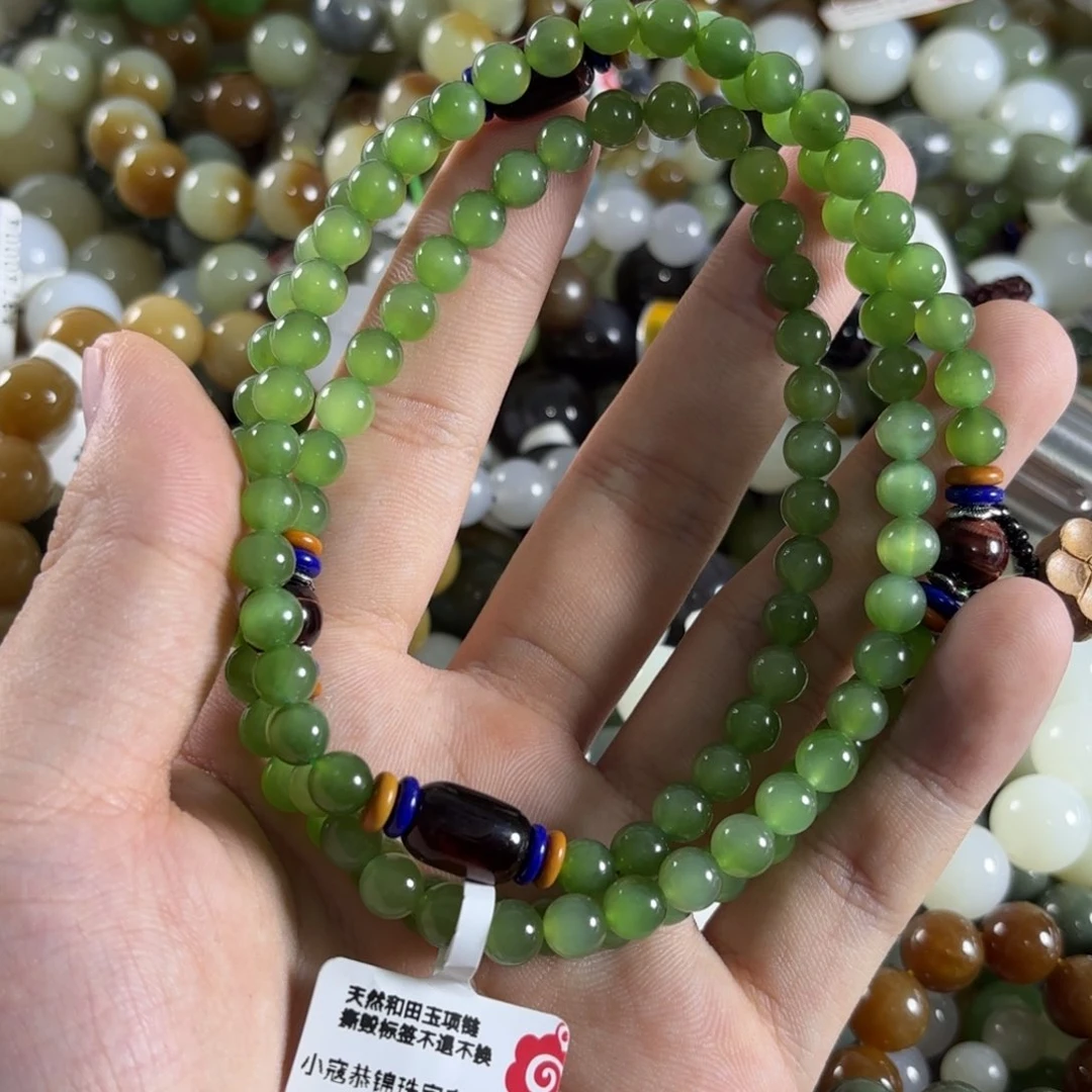 和田玉未镶嵌颈饰234