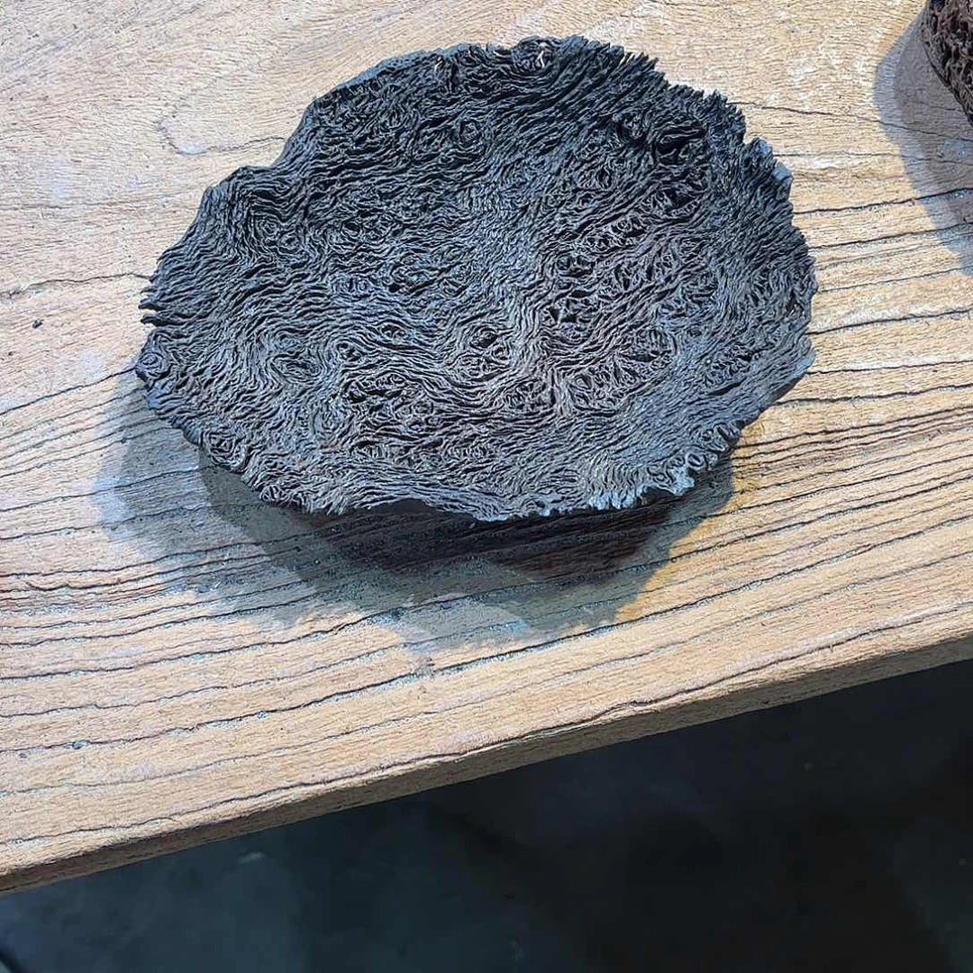 灯***塔木铁栎木精品小盘