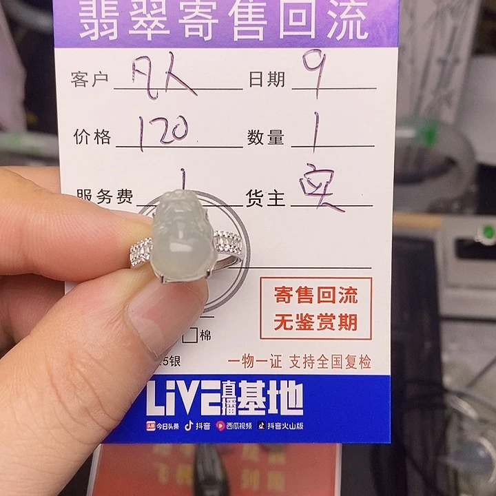 凡***人翡翠银S925镶嵌颈饰