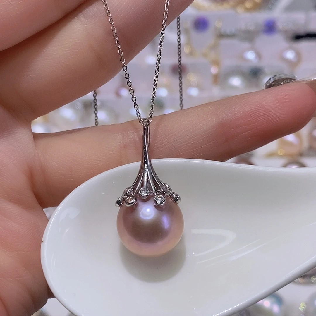 淡水珍珠合金颈饰