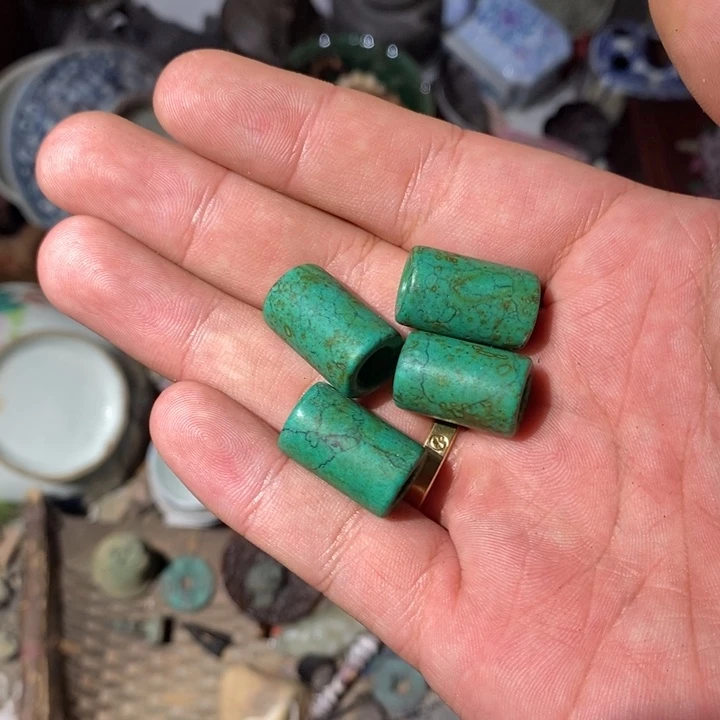 阿***高石材工艺品 珠子 微瑕