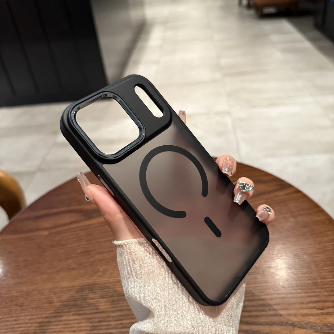 UMJ磁吸磨砂黑色Air适用iPhone17proMax手机壳苹果16/15/14男女13
