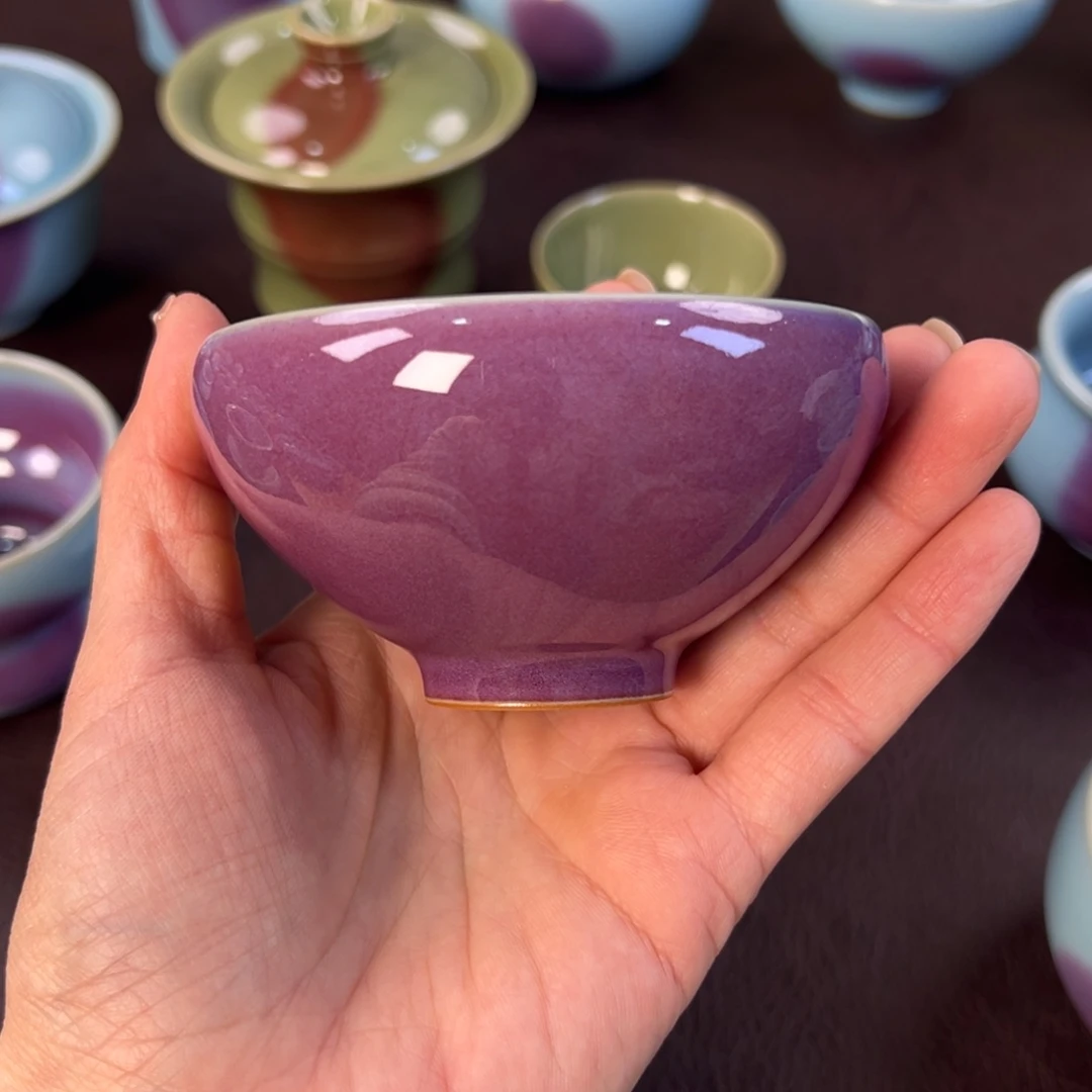 杯钧官窑 主人杯 泡泡碗