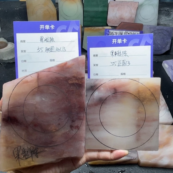 果****未镶嵌手镯石英质玉（金丝玉）定制手镯