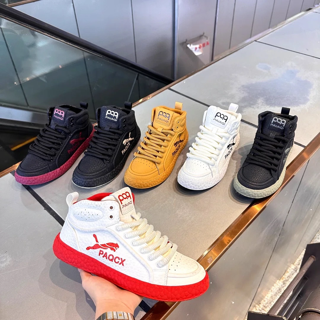 单棉同款新款拼接时尚休闲软底运动保暖冬季中帮