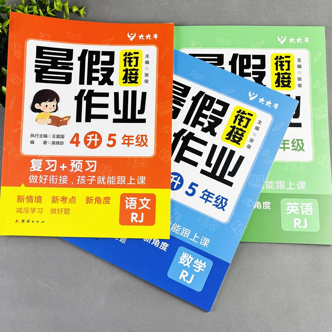 四升五暑假作业四升五暑假衔接教材练习册四年级暑假衔接一本通