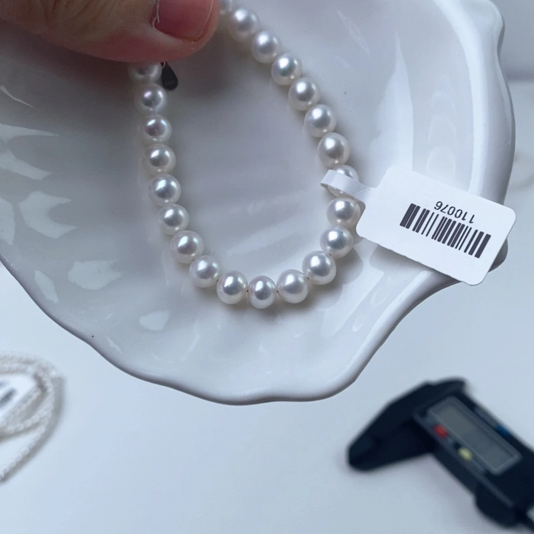手链淡水珍珠银S925镶嵌110076