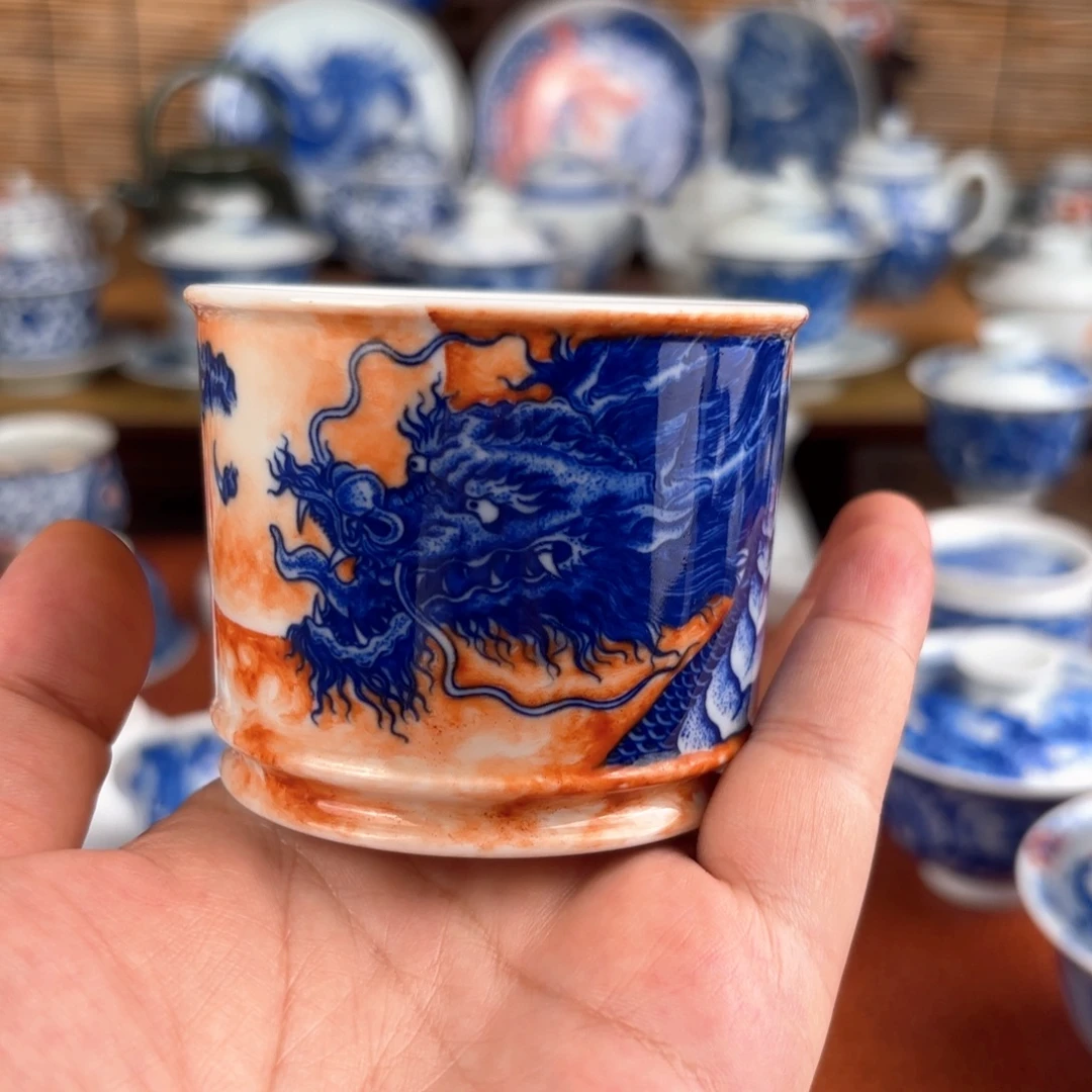 景德镇纯手工手绘主人杯杯