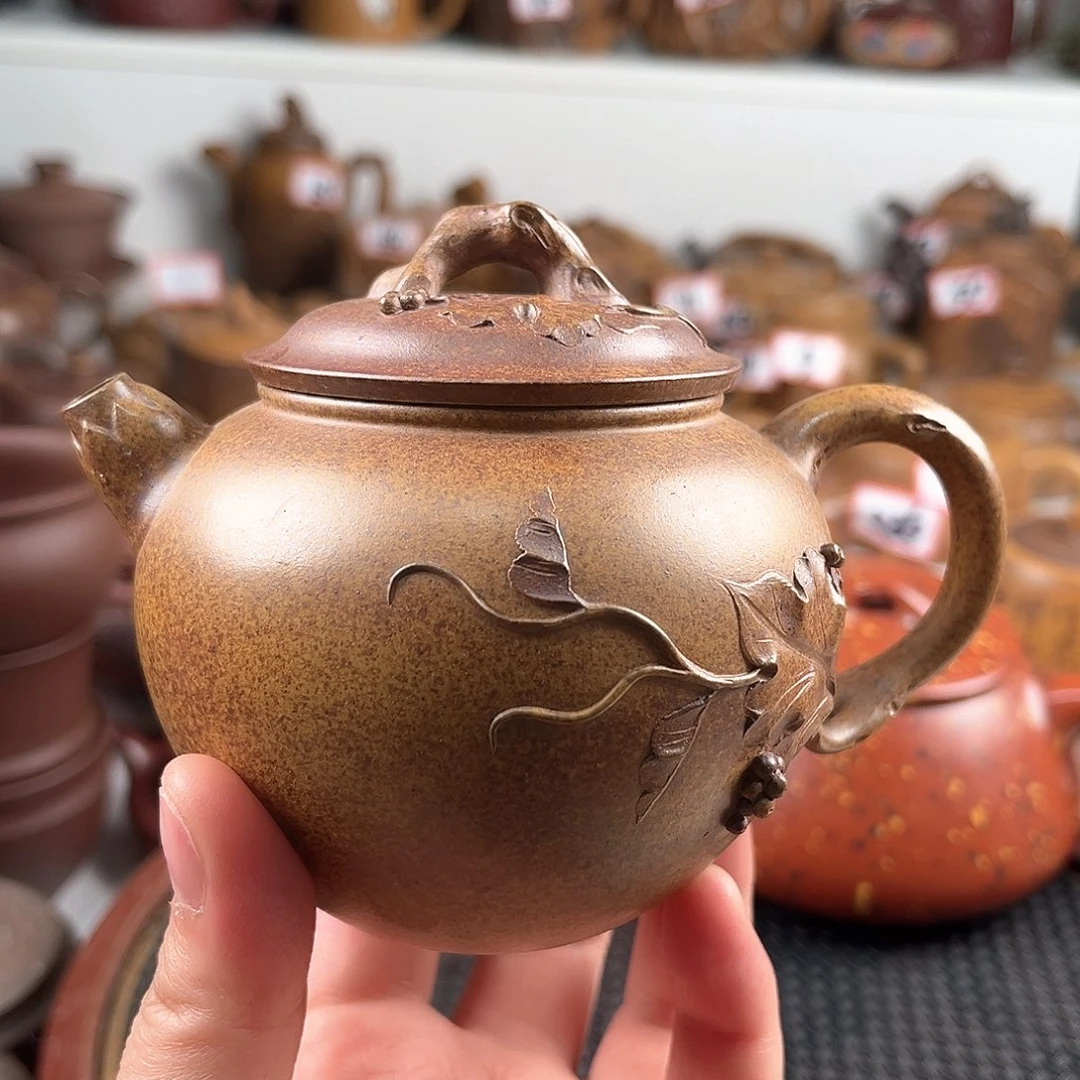紫泥茶壶宜兴紫砂