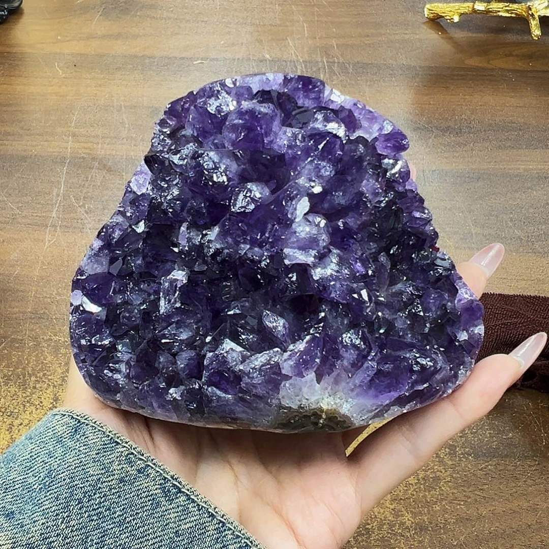 紫晶摆件未镶嵌晶体