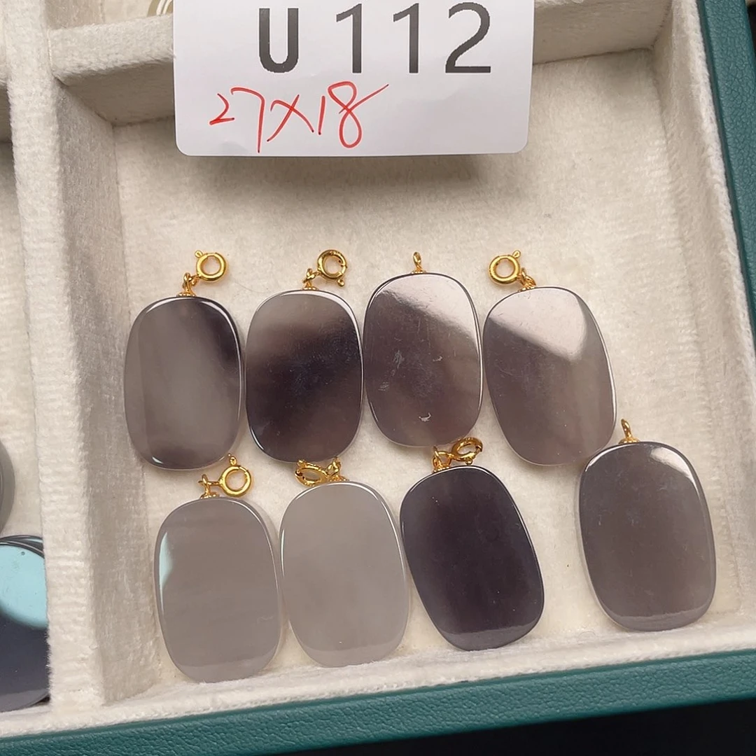 和田玉珠宝半成品未镶嵌U111多样性发一