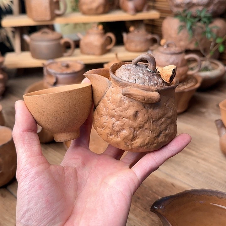 原矿老岩泥茶器系列