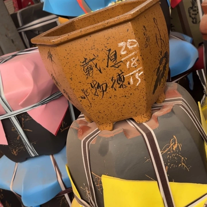 紫砂花盆紫砂花盆