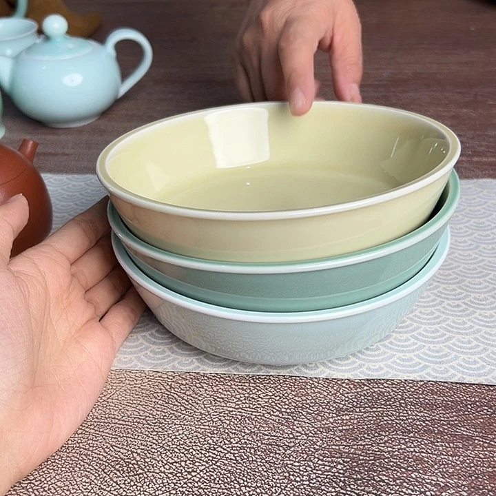 龙泉云间青瓷小米茶器