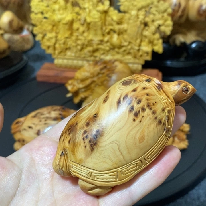 柏木崖柏瘤疤手把件