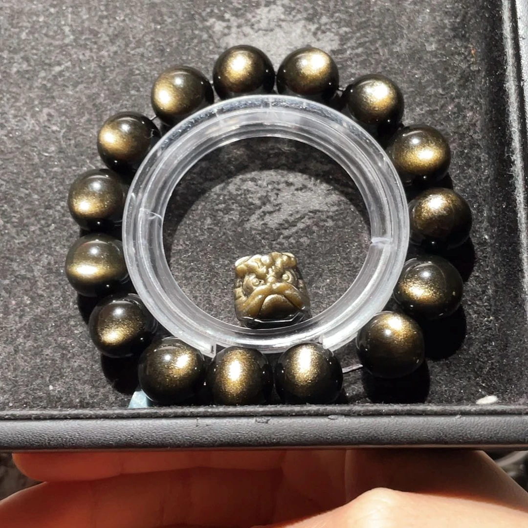 黑曜岩手链未镶嵌P*?