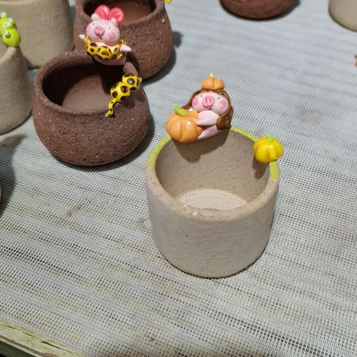 陶素烧花盆4588888