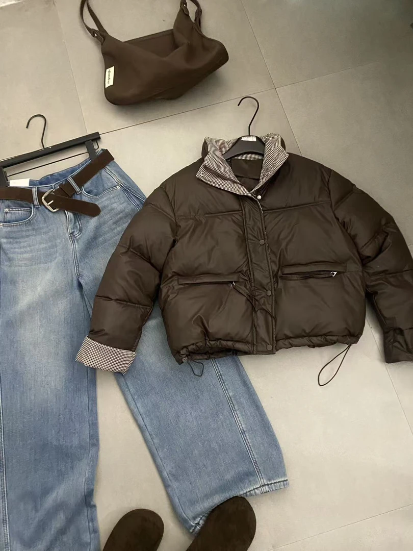 【ARONG阿荣家】短款外套00828-咖色-L