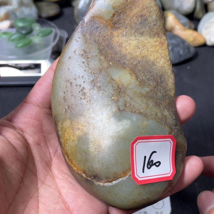 和田玉未镶嵌颈饰160