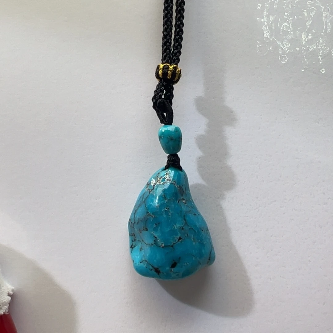 绿松石未镶嵌挂件