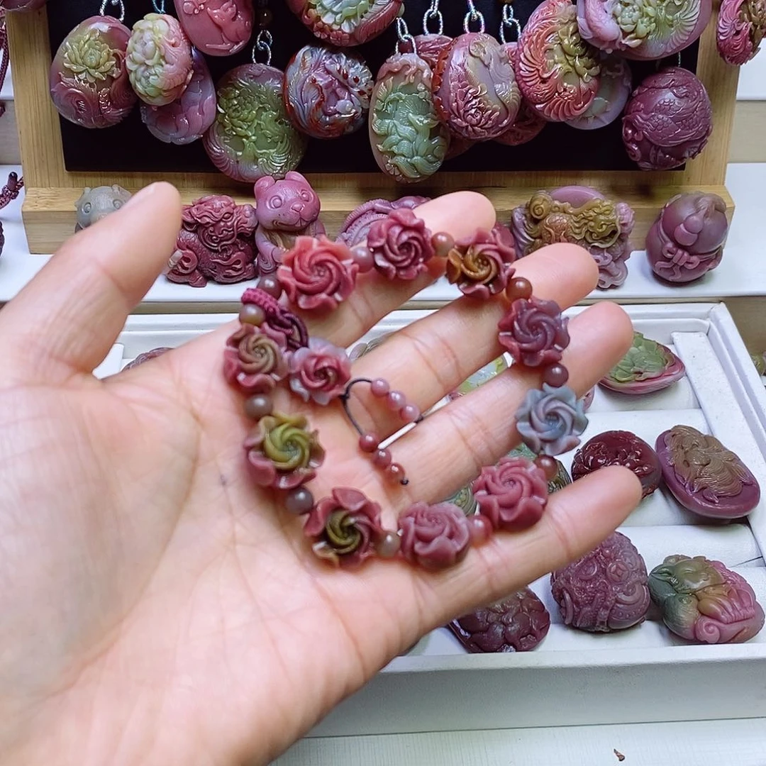 玛瑙/玉髓盐源玛瑙手串未镶嵌