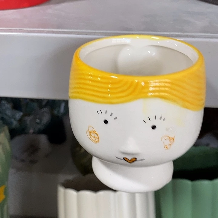 摆件陶陶盆有孔 瑕疵介意勿拍