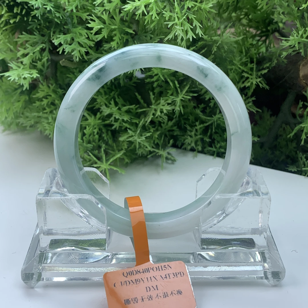 【刘思懿】天然缅甸A货翡翠手镯-Q-1