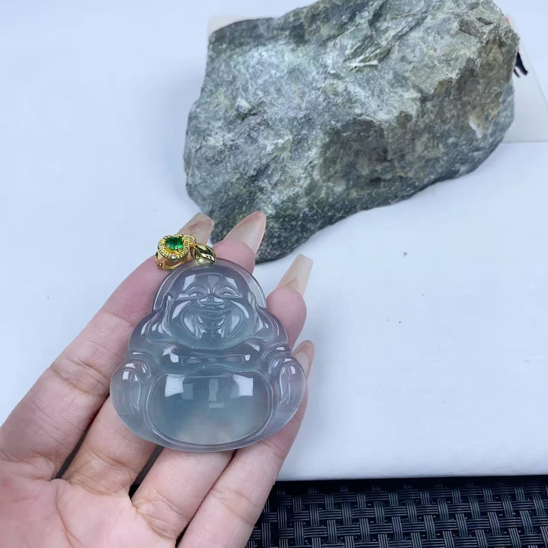 z930蓝水佛公精美百搭气质吊坠