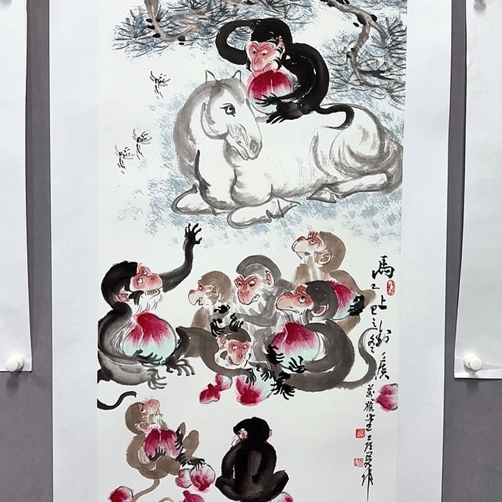 国画亲笔手绘放心去藏