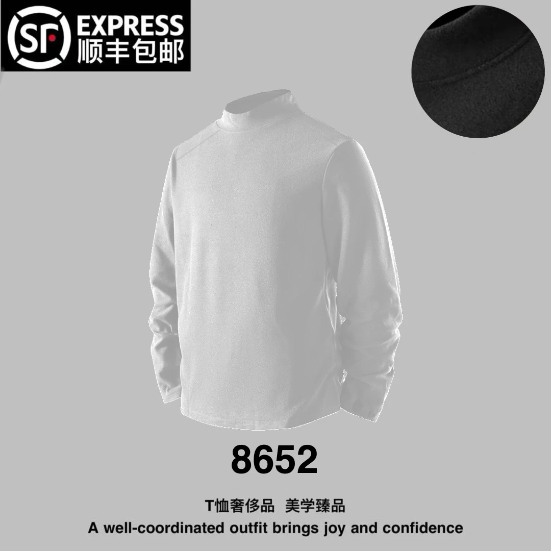 (8652)XY户外系列轻奢长袖男士经典休闲上衣潮牌套头