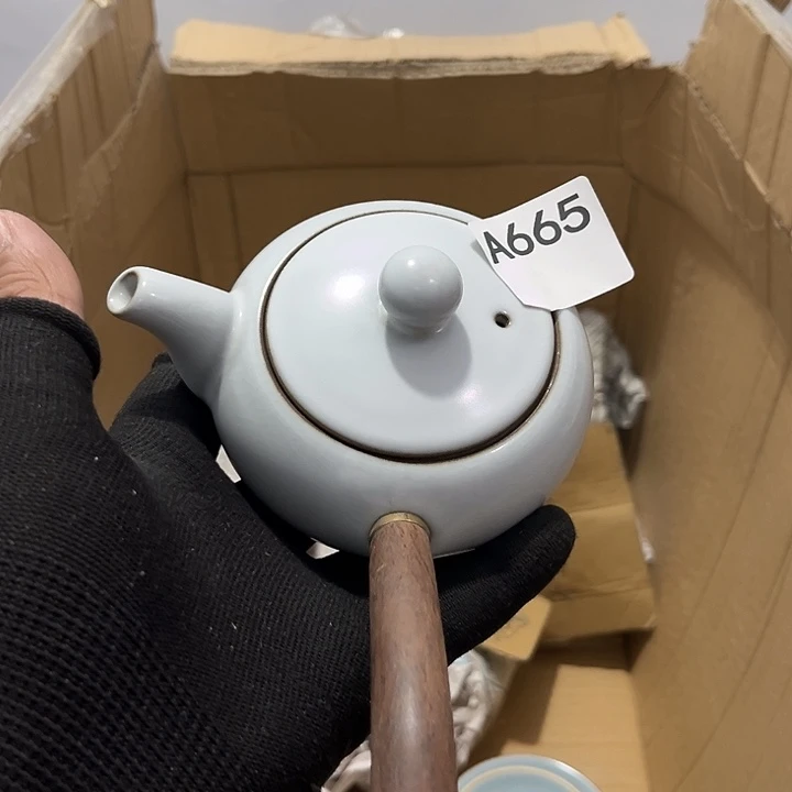 瓷片茶摆件工艺品摆件666