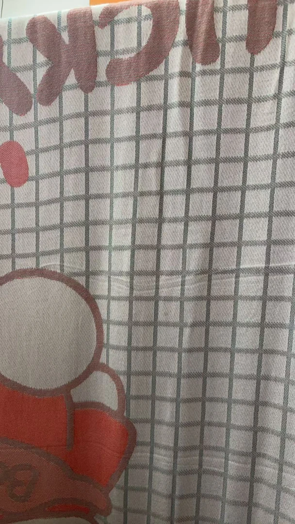 【京かわ会社】竹纤维夏季冷感毯150*200cm 红格子飞机狗