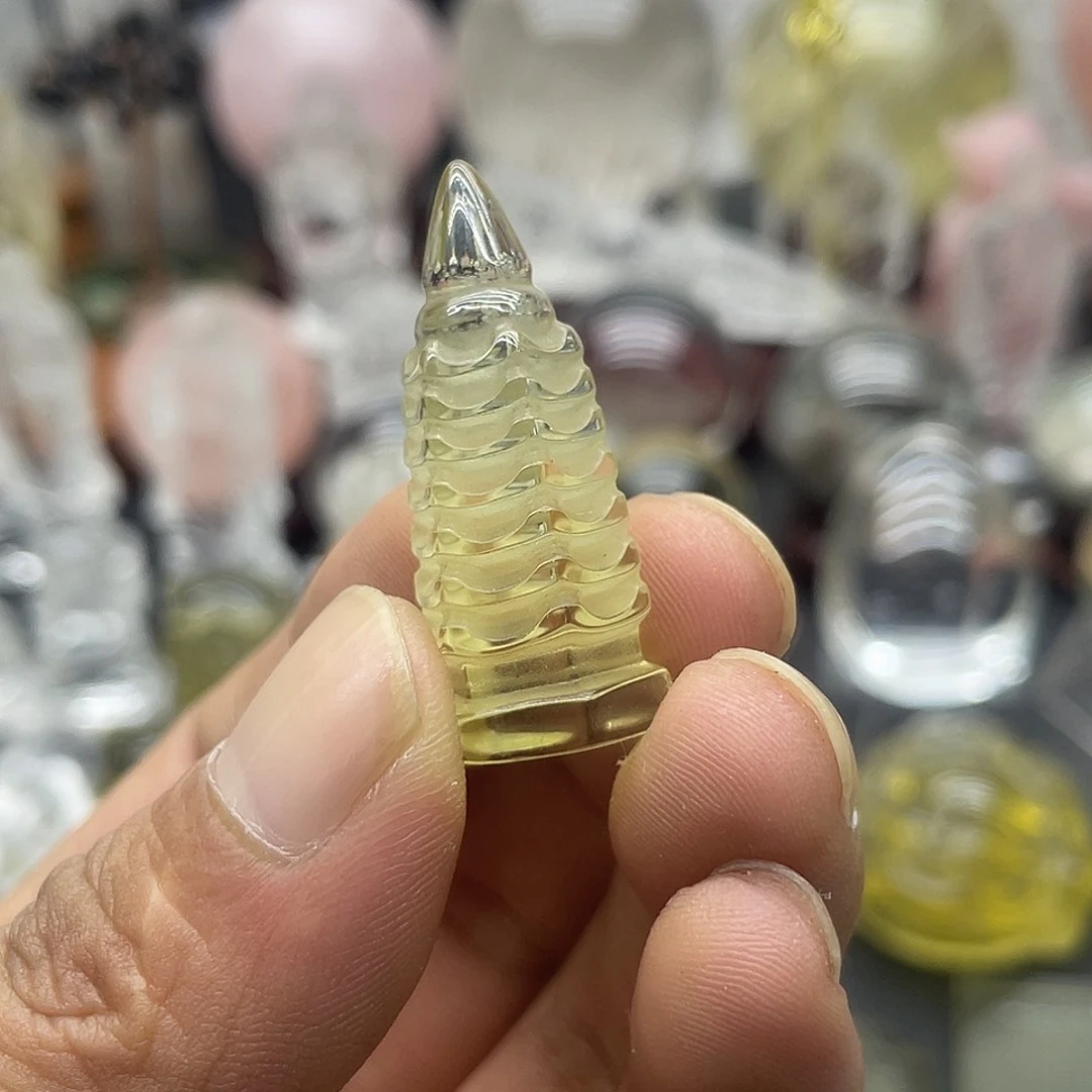 水晶珠宝半成品未镶嵌摆件